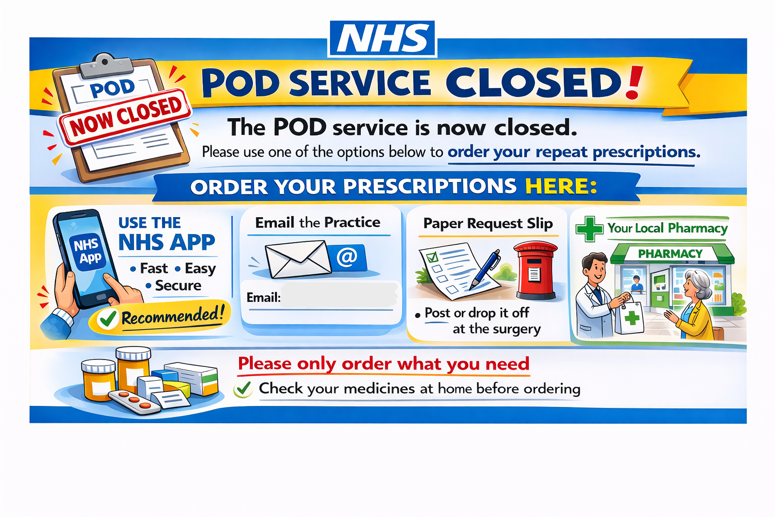 POD Closed